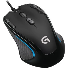Logitech Gaming Mouse G300s - Optisk Kabling Sort Bl - Perfekt Præcision og Komfort til Gaming!
